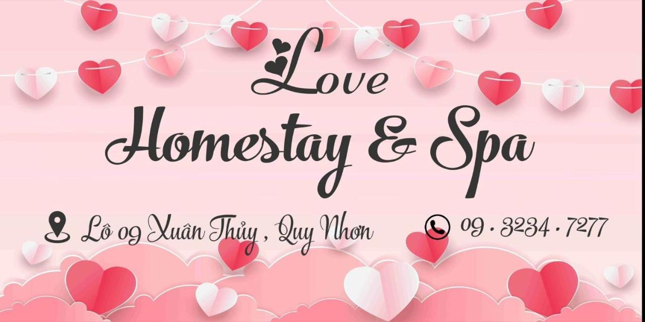 Love Homestay & Spa 퀴논 외부 사진